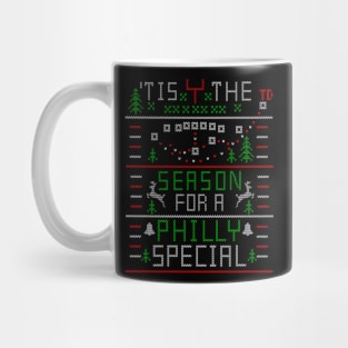 Philly Philly Philadelphia Ugly Christmas Sweater Design Mug